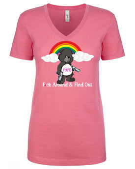 FAFO BEAR- LADIES IDEAL V-NECK