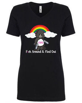 FAFO BEAR- LADIES IDEAL V-NECK
