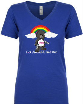 FAFO BEAR- LADIES IDEAL V-NECK