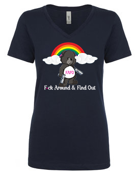 FAFO BEAR- LADIES IDEAL V-NECK