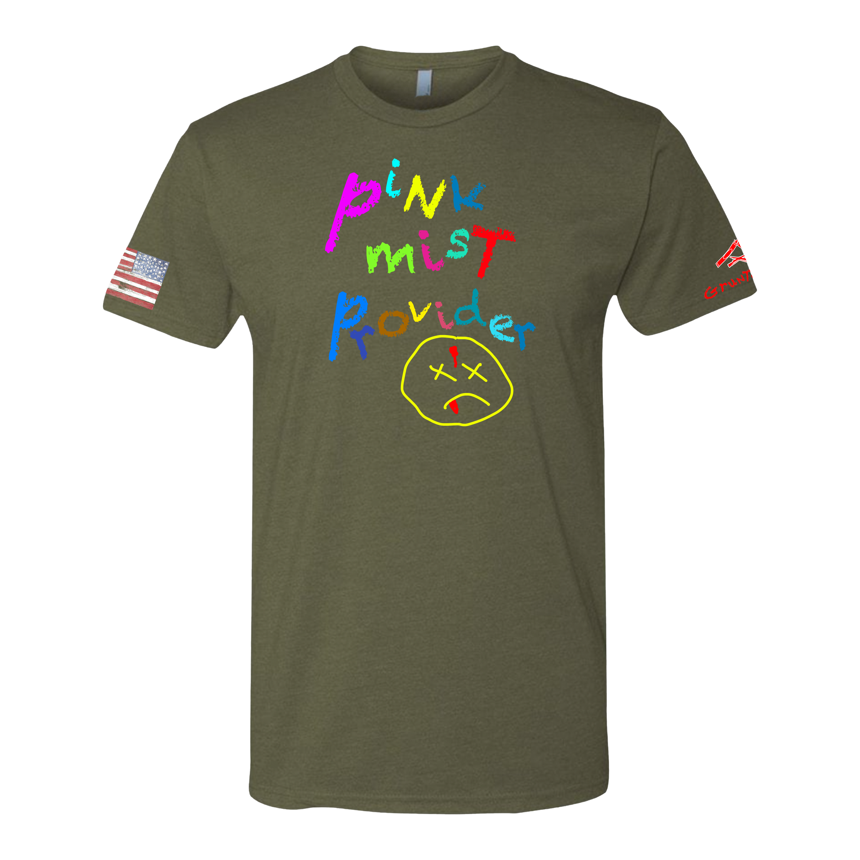 PINK MISTER Crayon Shirt (OD OR CHARCOAL GRAY)