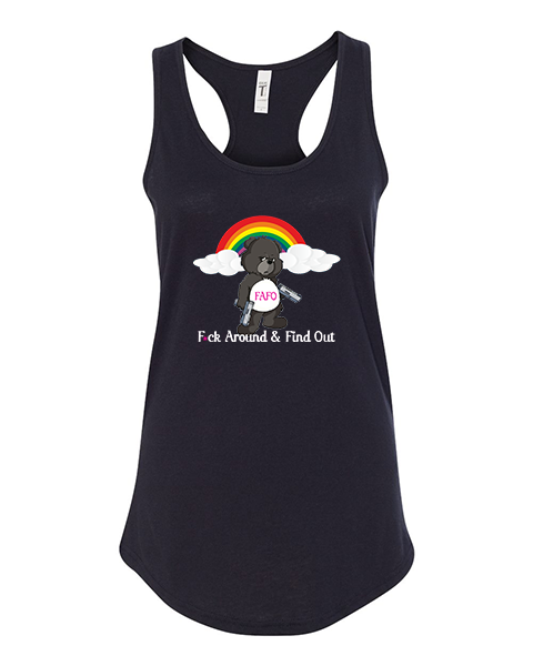 FAFO BEAR-Womens  Racerback tank
