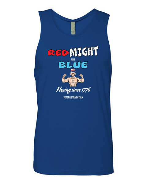 VTT RED MIGHT AND BLUE TANK TOP