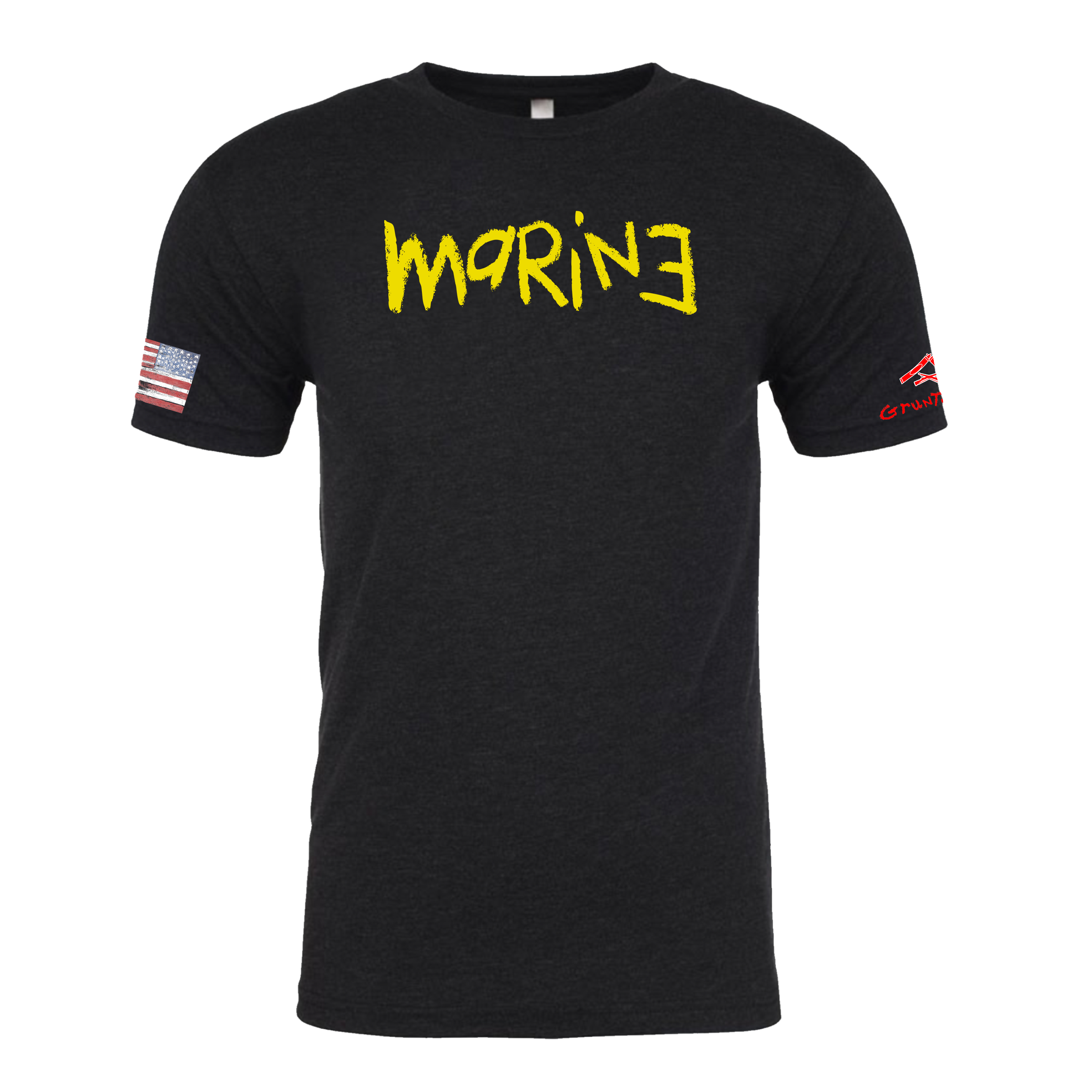 MARINE YELLOW Crayon Shirt (OD OR CHARCOAL GRAY)